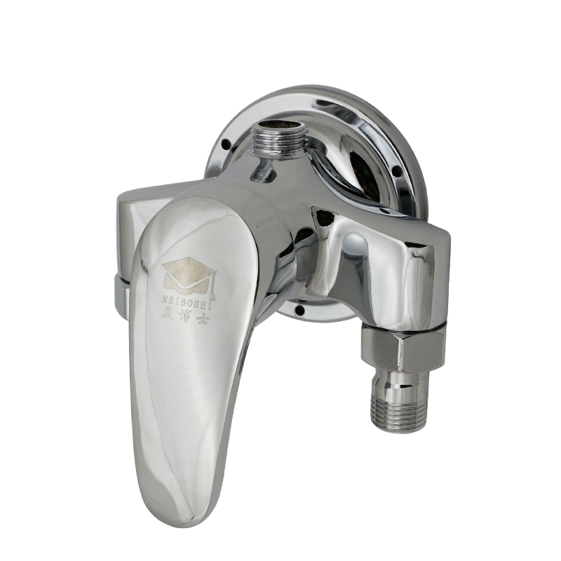 美博士铜明装三角淋浴混水阀大9804约571克